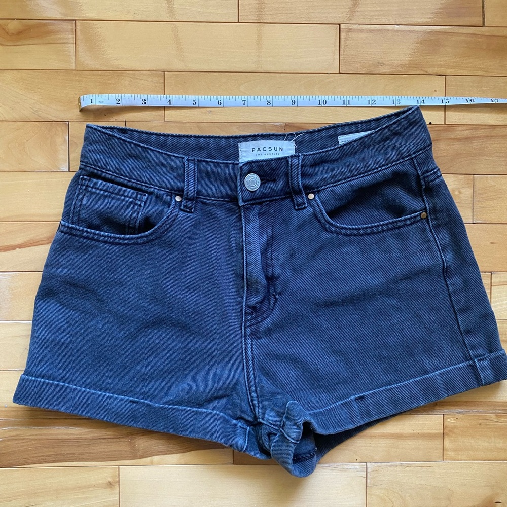 PacSun Women's Dark Blue Jean Shorts